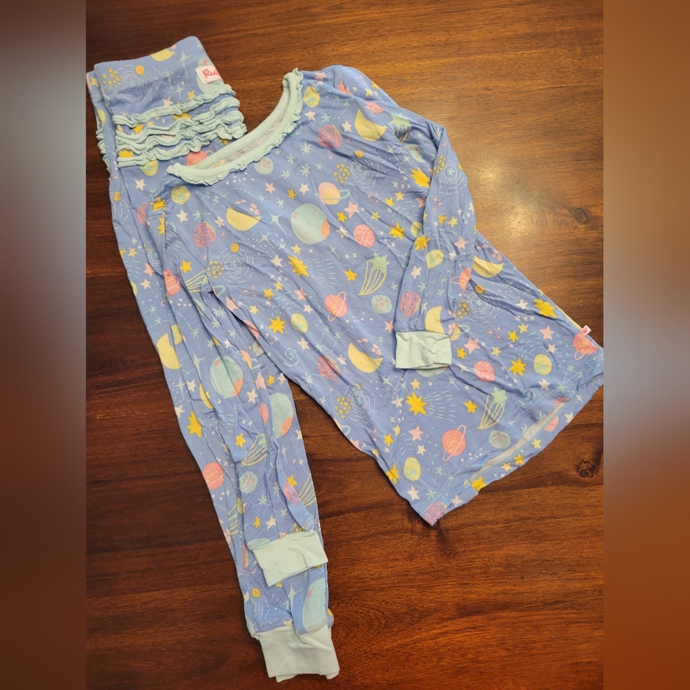 Ruffle Butts Bamboo Pajama Set